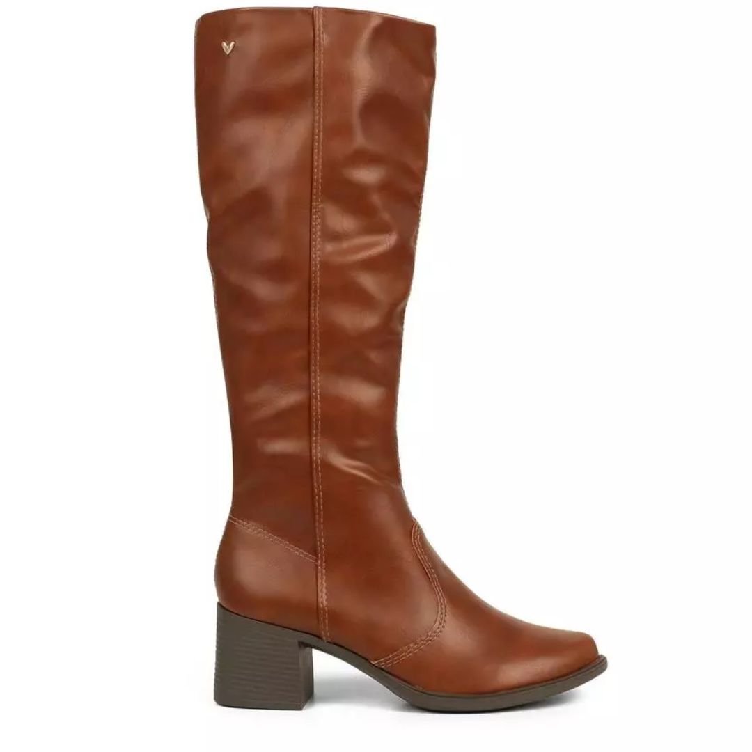 Bota Mississipi De Cano Alto Tabaco Feminino Original J0833