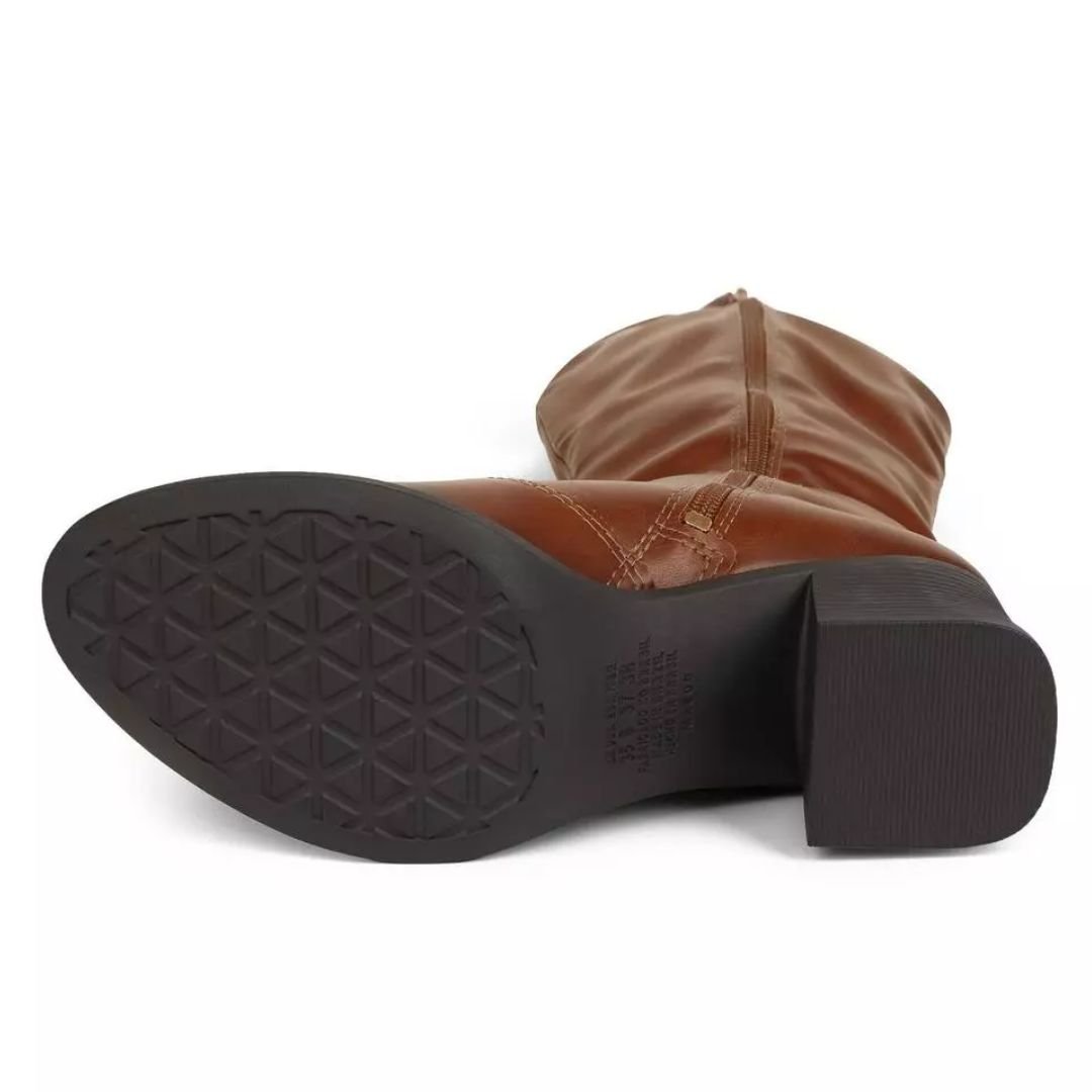 Bota Mississipi De Cano Alto Tabaco Feminino Original J0833 Tabaco 4