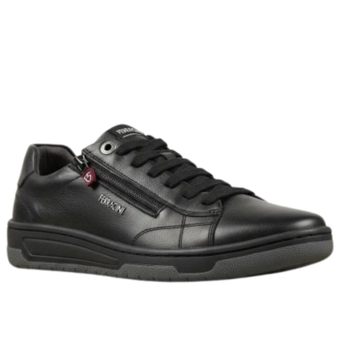 Sapatenis Ferracini Preto Chumbo Masculino Original 8052-617