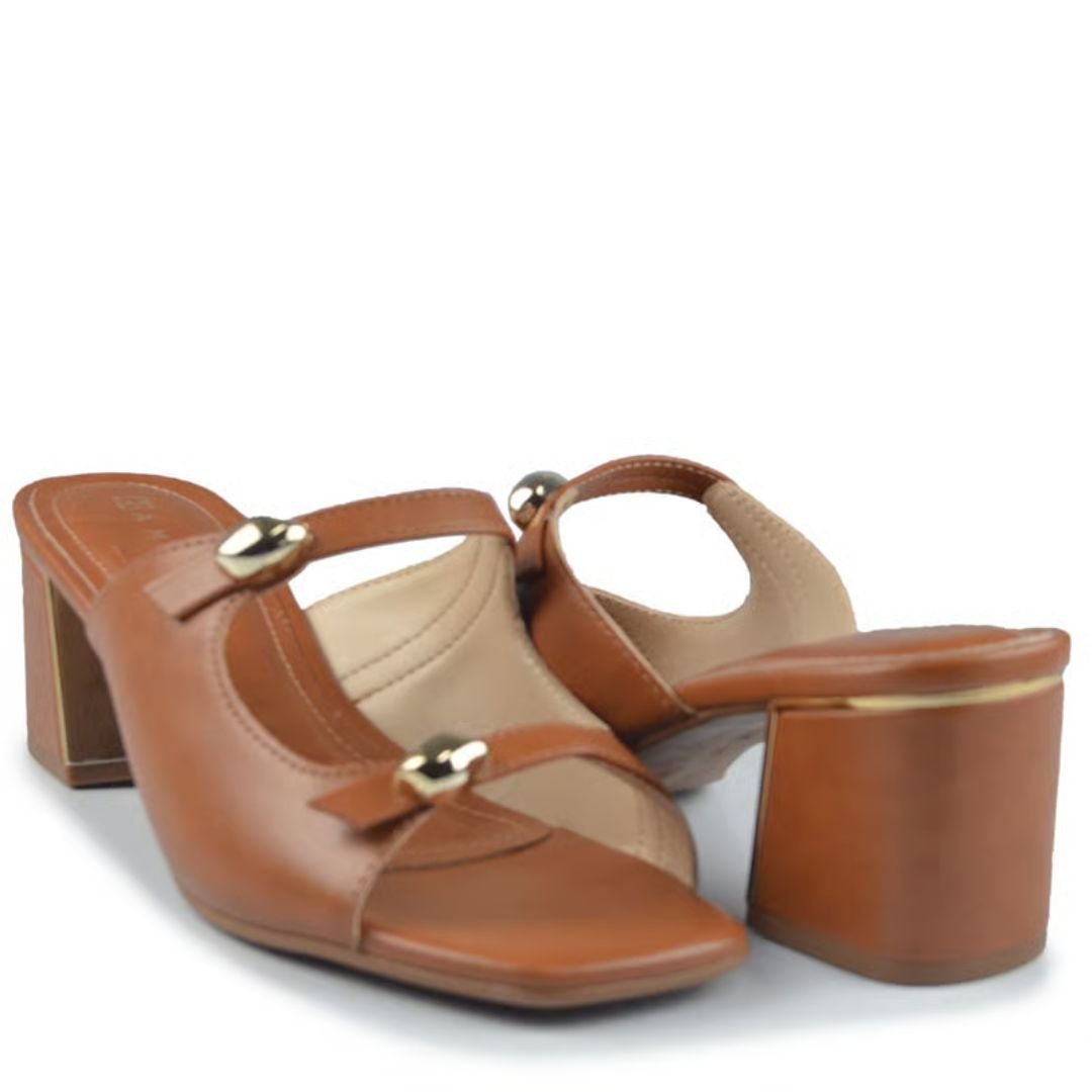 Tamanco Ramarim Café Feminino Original 25-39203 Café 4