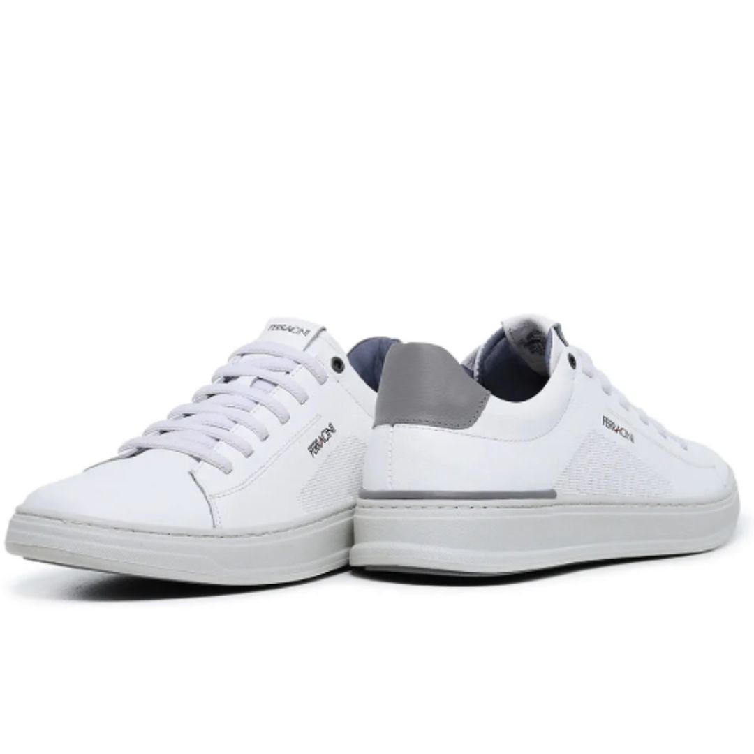 Sapatenis Ferracini Branco Masculino Original 2075 Branco 3