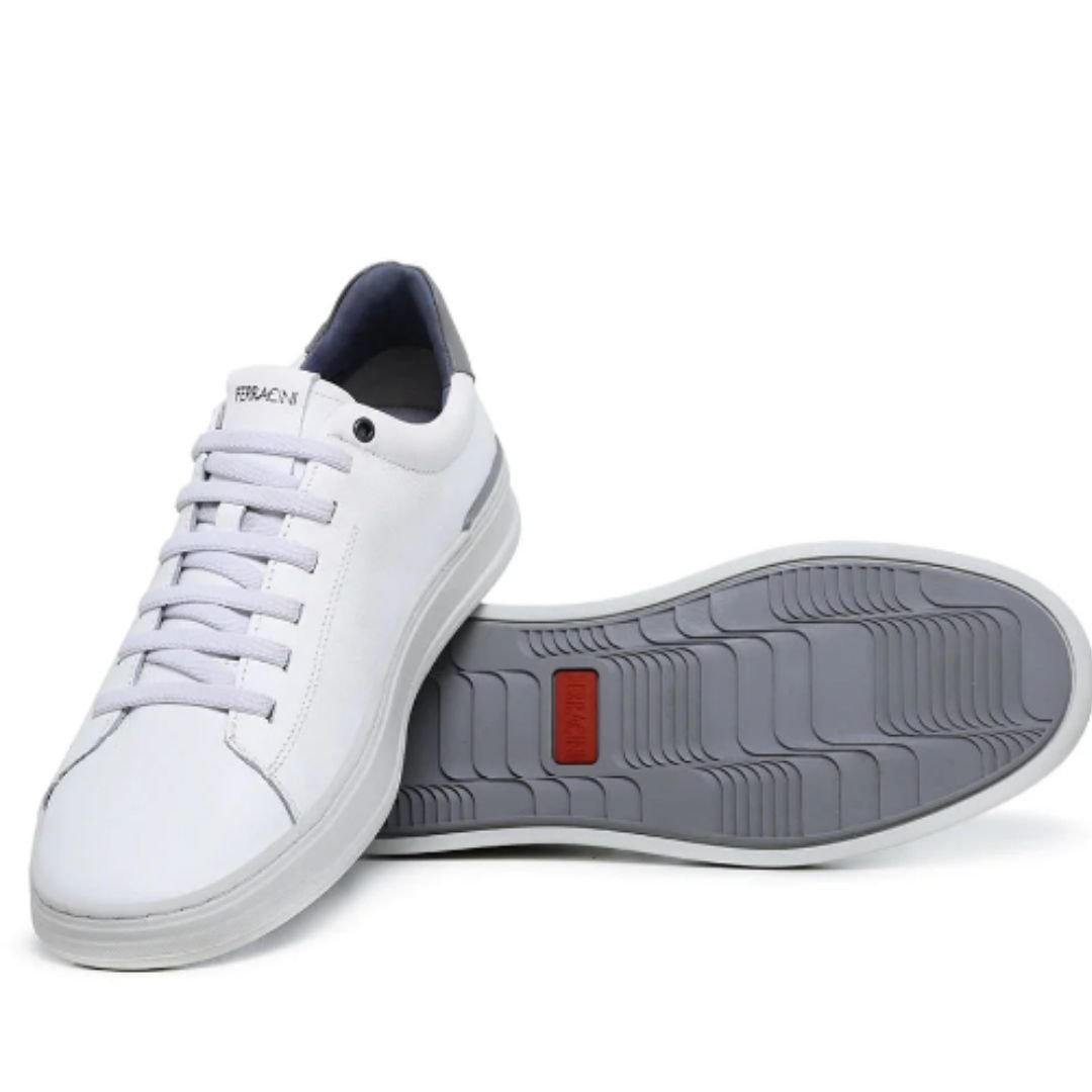 Sapatenis Ferracini Branco Masculino Original 2075 Branco 4
