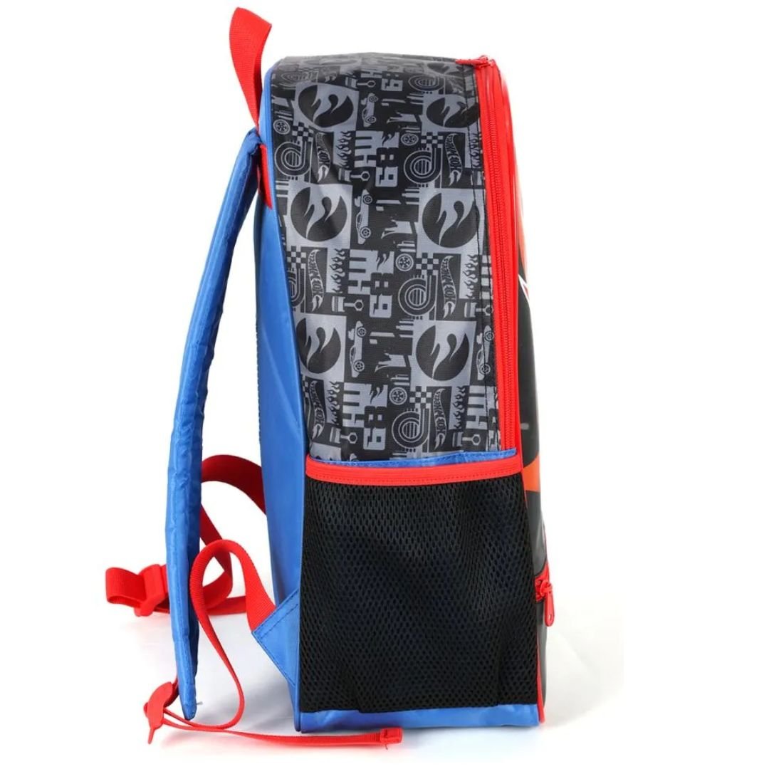 Mochila Luxcel Preto Infantil Menino Hot Wheels Original IS42581 Preto 4