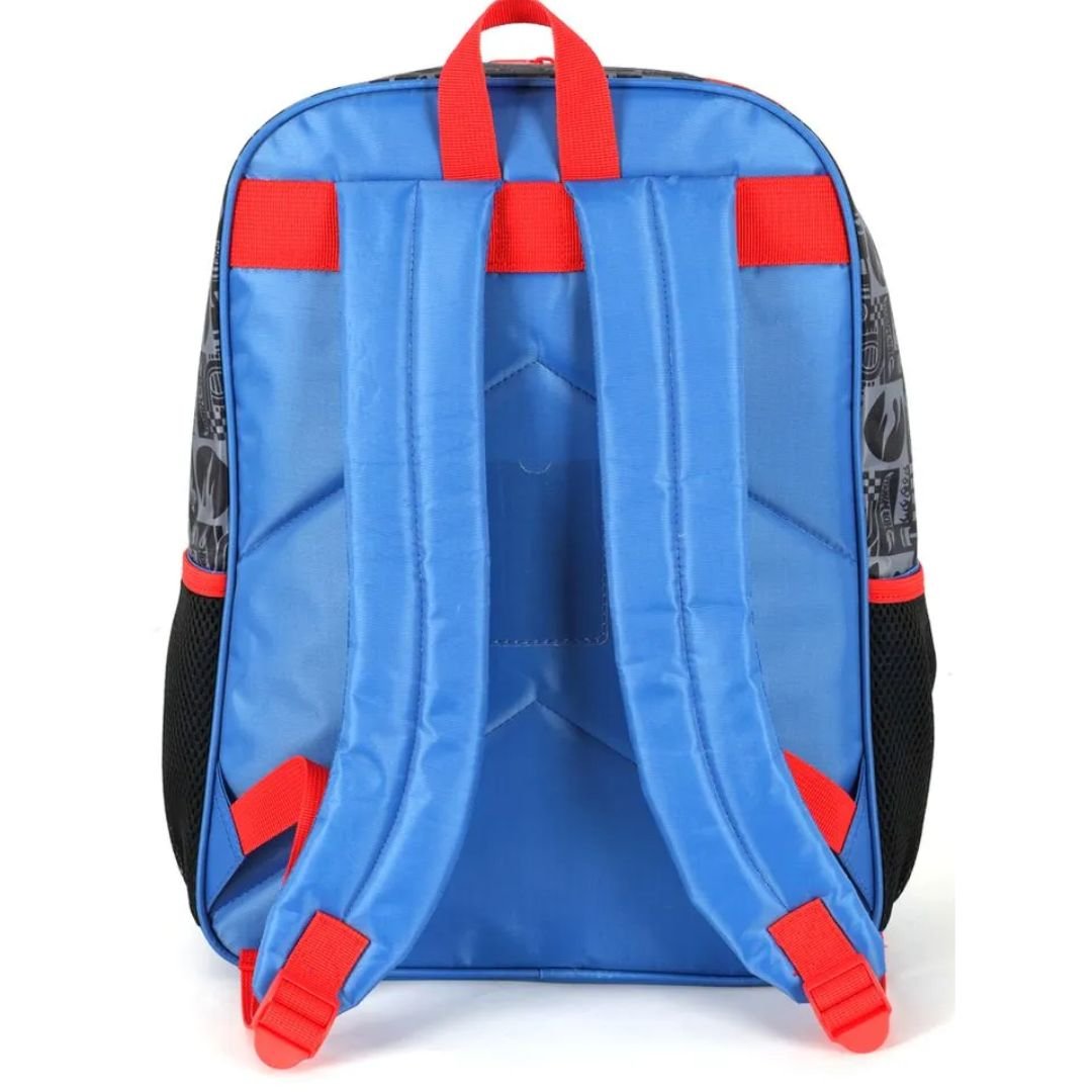 Mochila Luxcel Preto Infantil Menino Hot Wheels Original IS42581 Preto 5