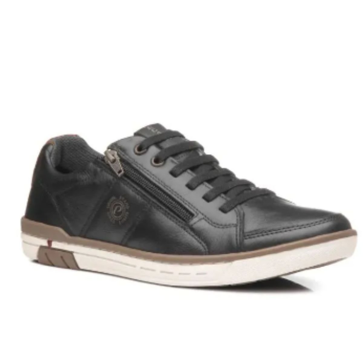 Sapatenis Pegada Preto Conhaque Masculino 119313 Preto/Conhaque 2