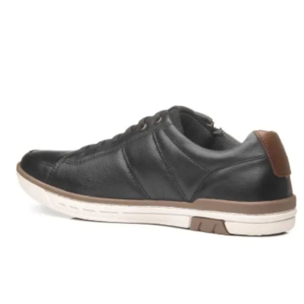 Sapatenis Pegada Preto Conhaque Masculino 119313 Preto/Conhaque 3