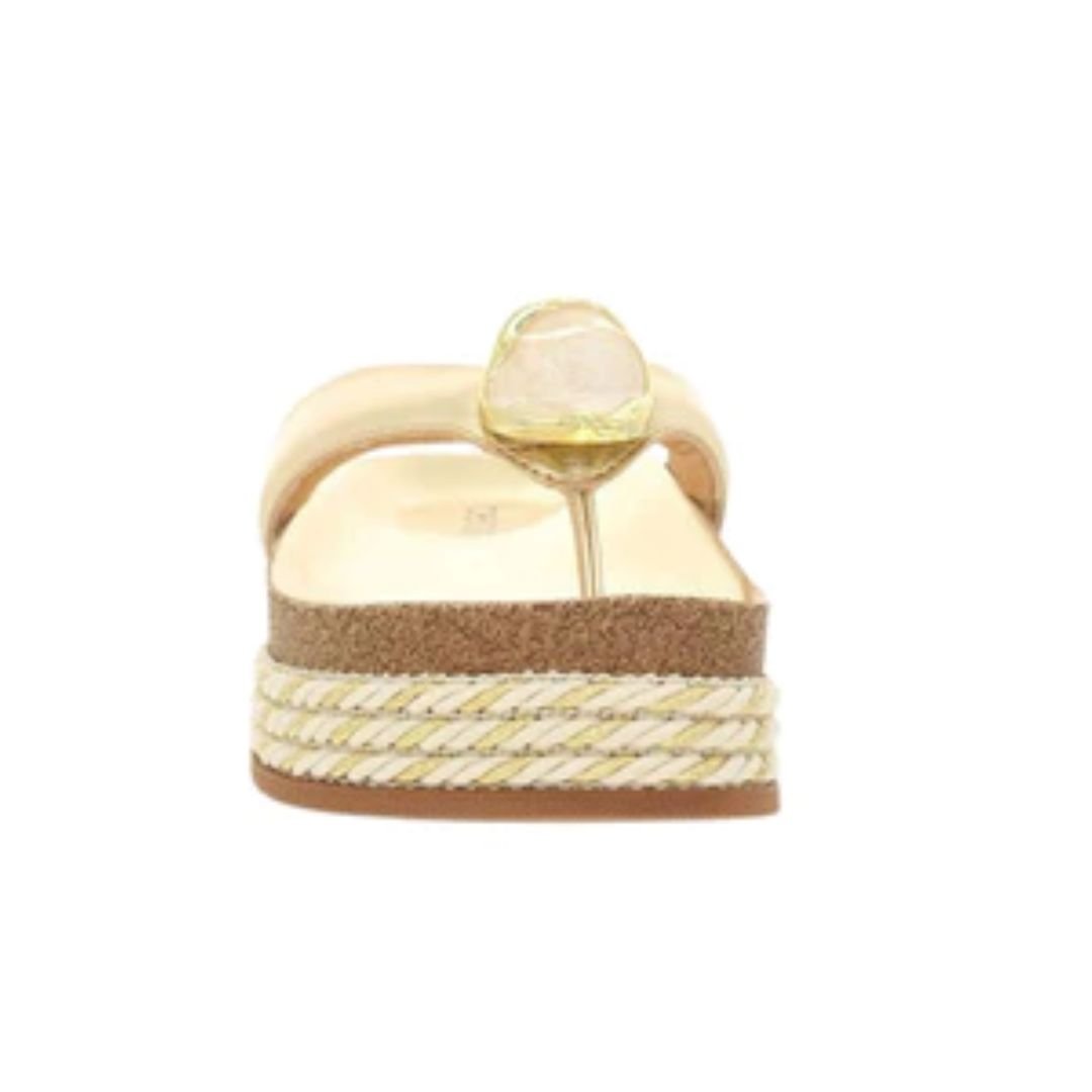 Chinelo Beira Rio Dourado Feminino Original 8546.216 Dourado 2