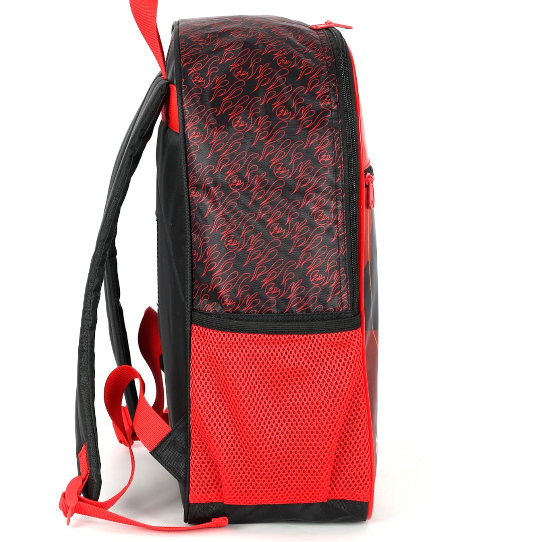 Mochila Luxcel Vemelho Infantil Menino Hot Wheels Original IS42581 Vermelho 4