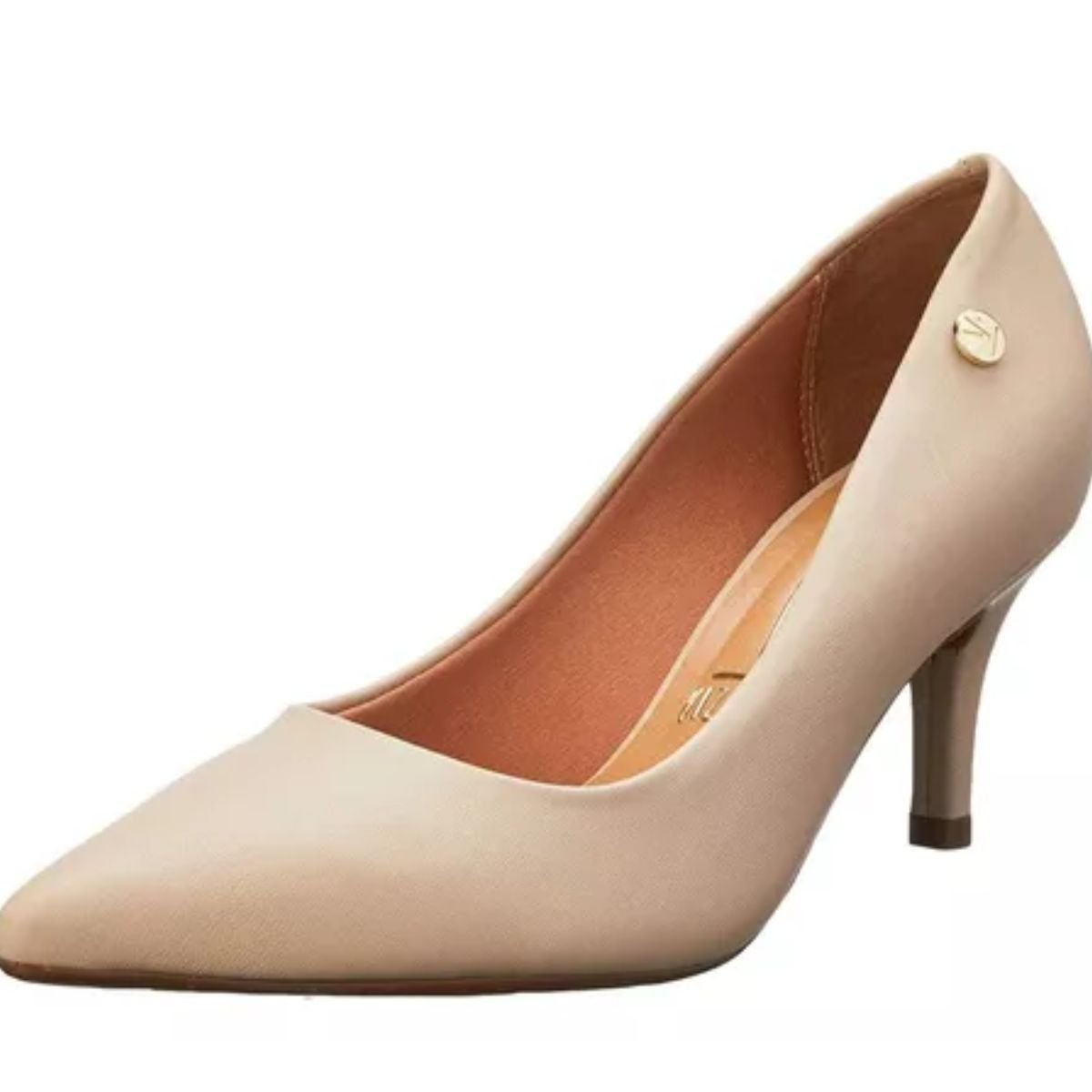 Scarpin Napa Vizzano Bege Feminino 1185.702