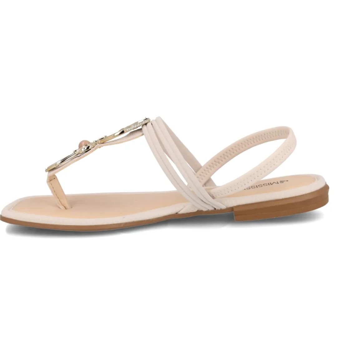 Sandalia Mississipi White Feminino Original MF012 Off White 2