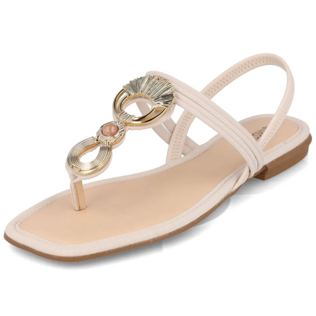 Sandalia Mississipi White Feminino Original MF012 Off White 4