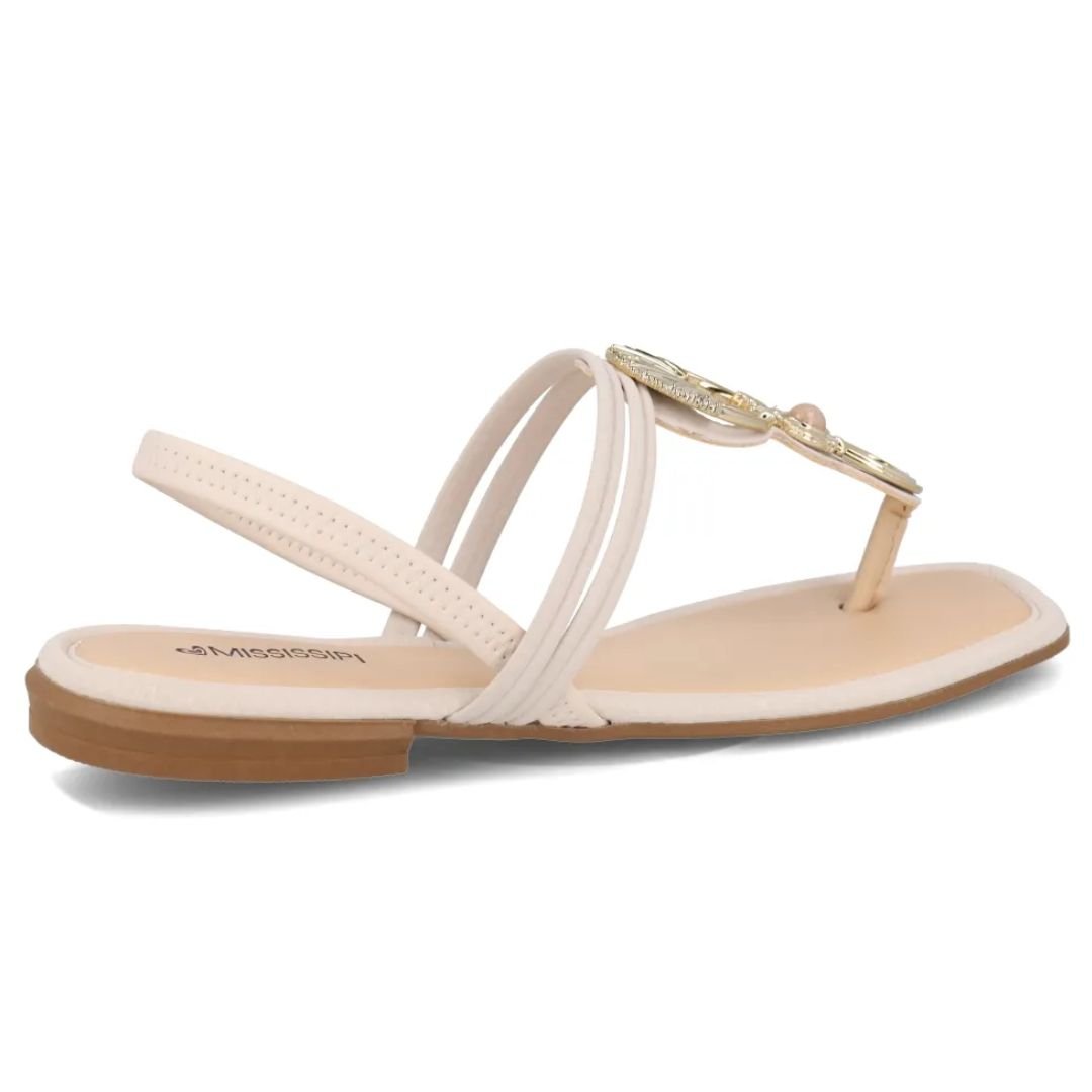 Sandalia Mississipi White Feminino Original MF012 Off White 6