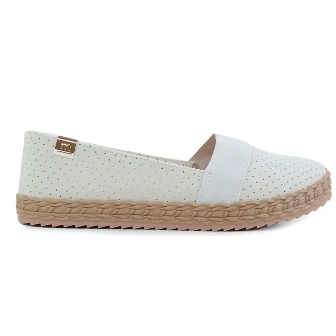 Tenis Slip On Moleca Branco Off Feminino Original 5696.300 Branco 2