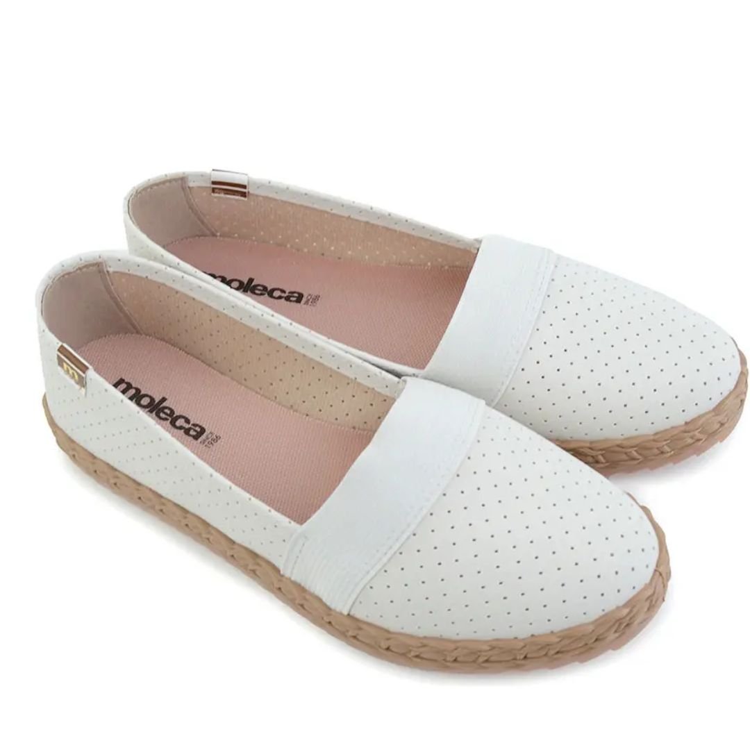 Tenis Slip On Moleca Branco Off Feminino Original 5696.300 Branco 4