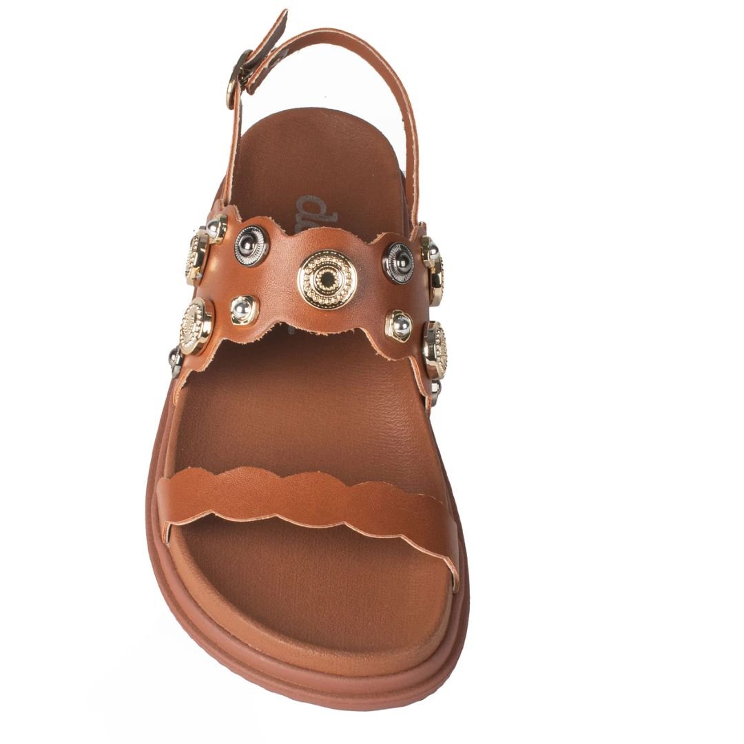 Sandalia Dakota Caramelo Feminino Original Y9465 Caramelo 4