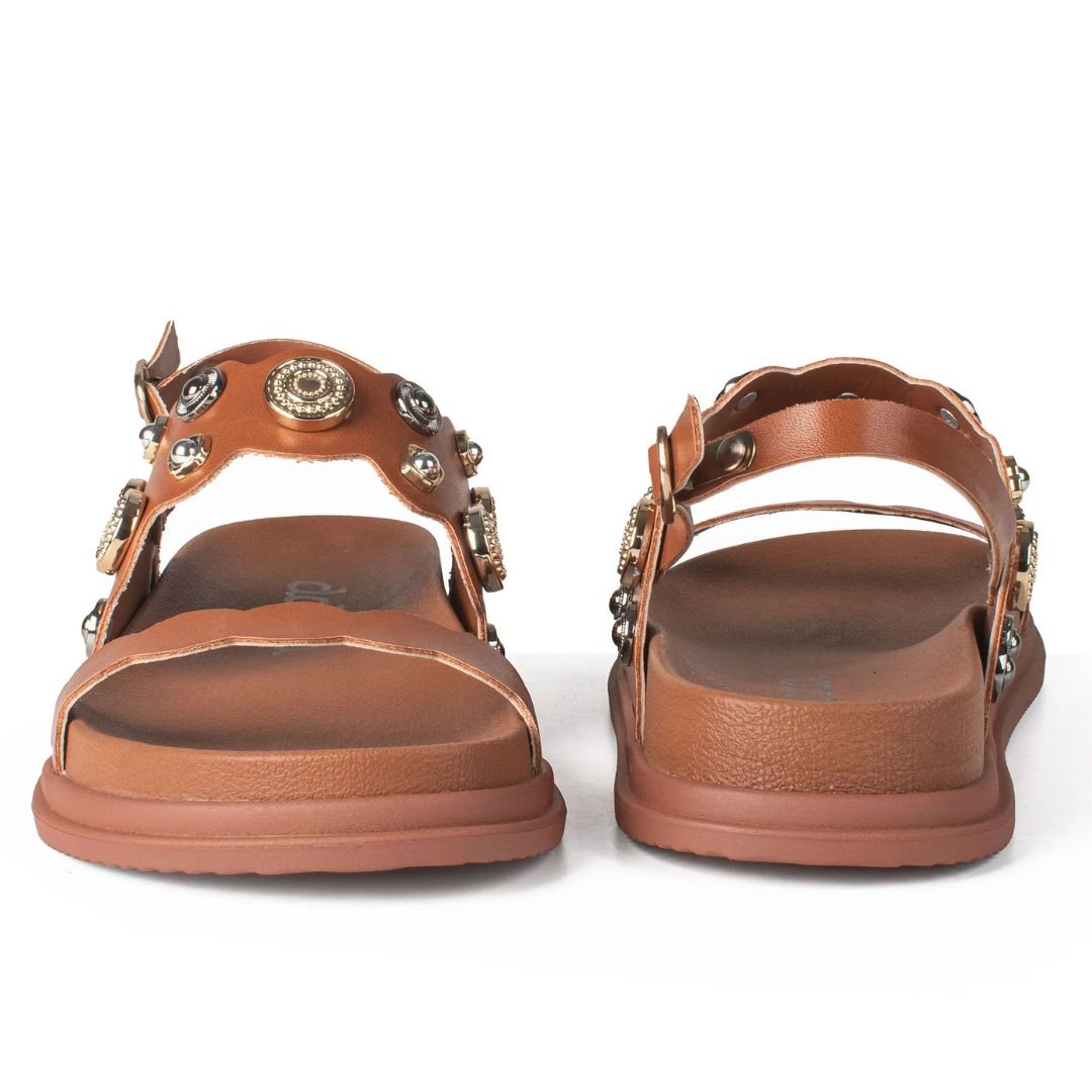 Sandalia Dakota Caramelo Feminino Original Y9465 Caramelo 7