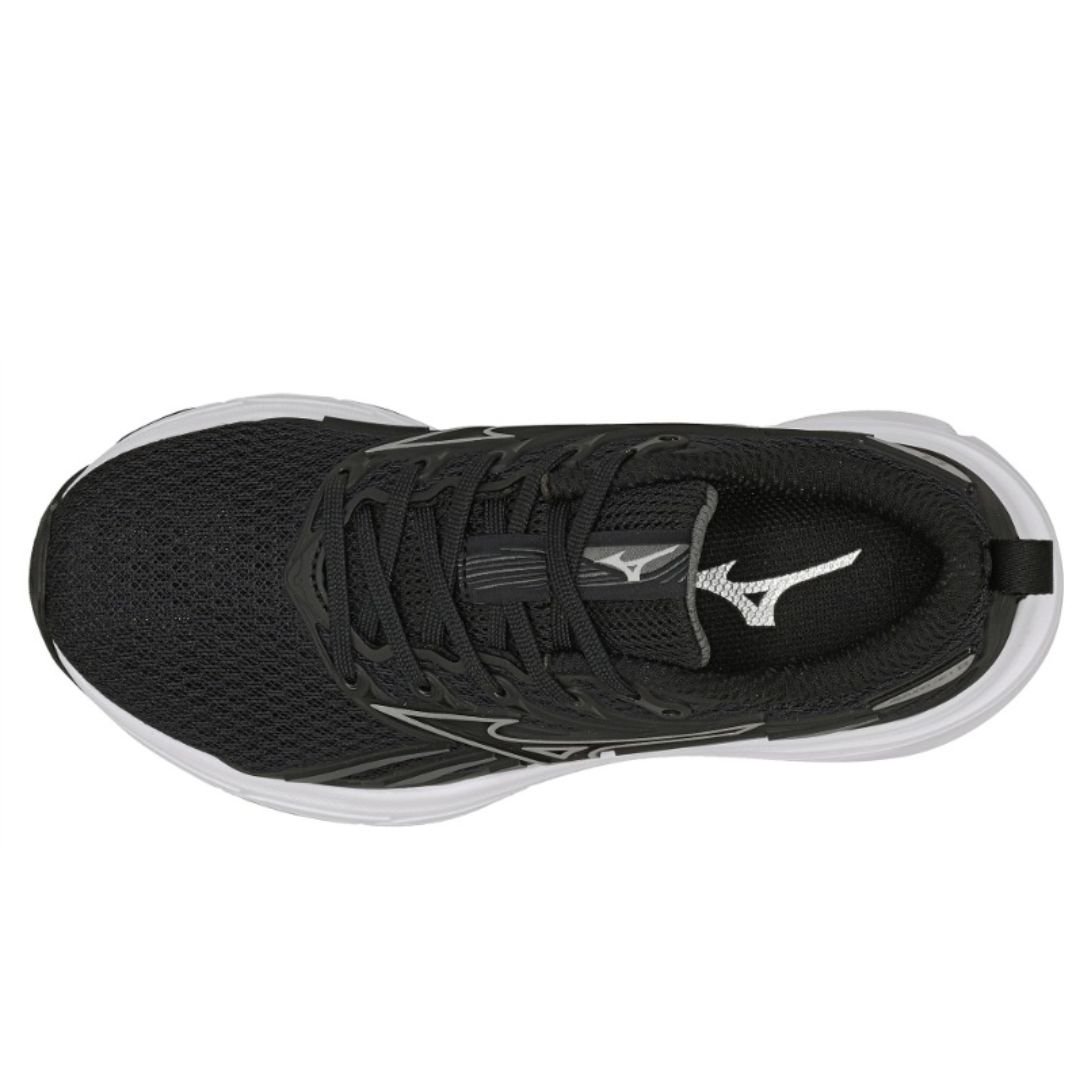 Tenis Mizuno Preto Prata Jet 8 Menino Infantil Original Preto/Prata 2