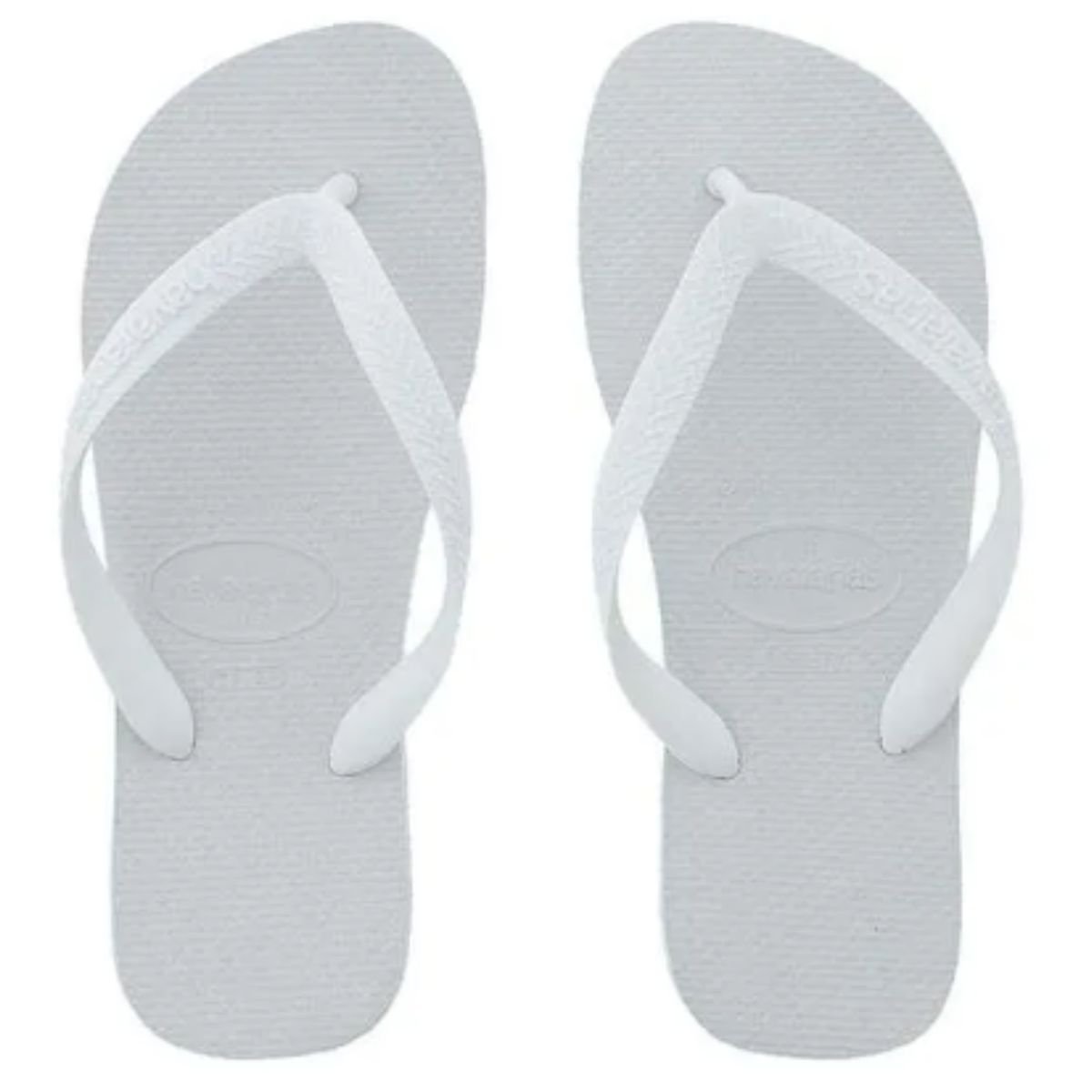 Chinelos Havaianas Branco Masculino Top Original