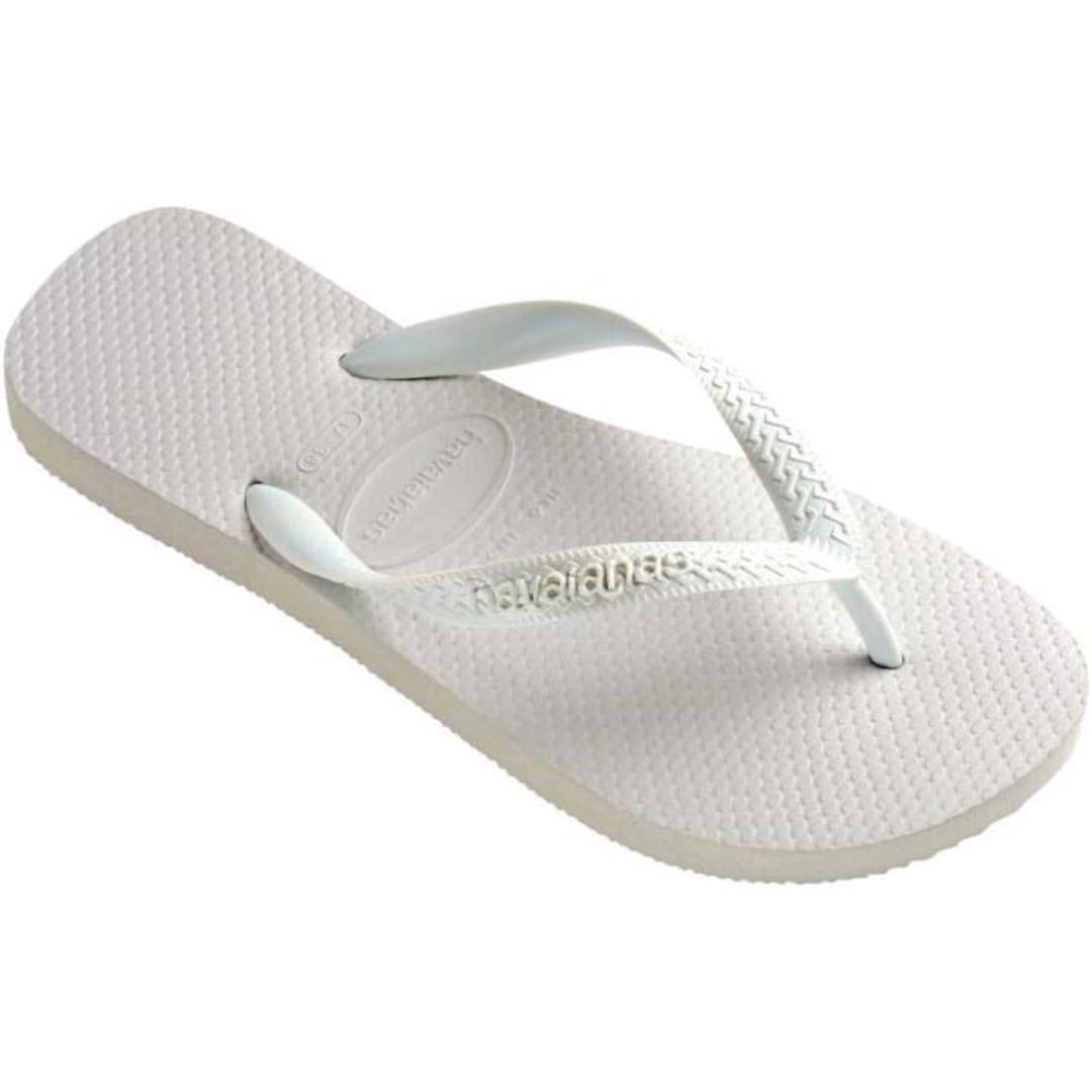 Chinelos Havaianas Branco Masculino Top Original Branco 4