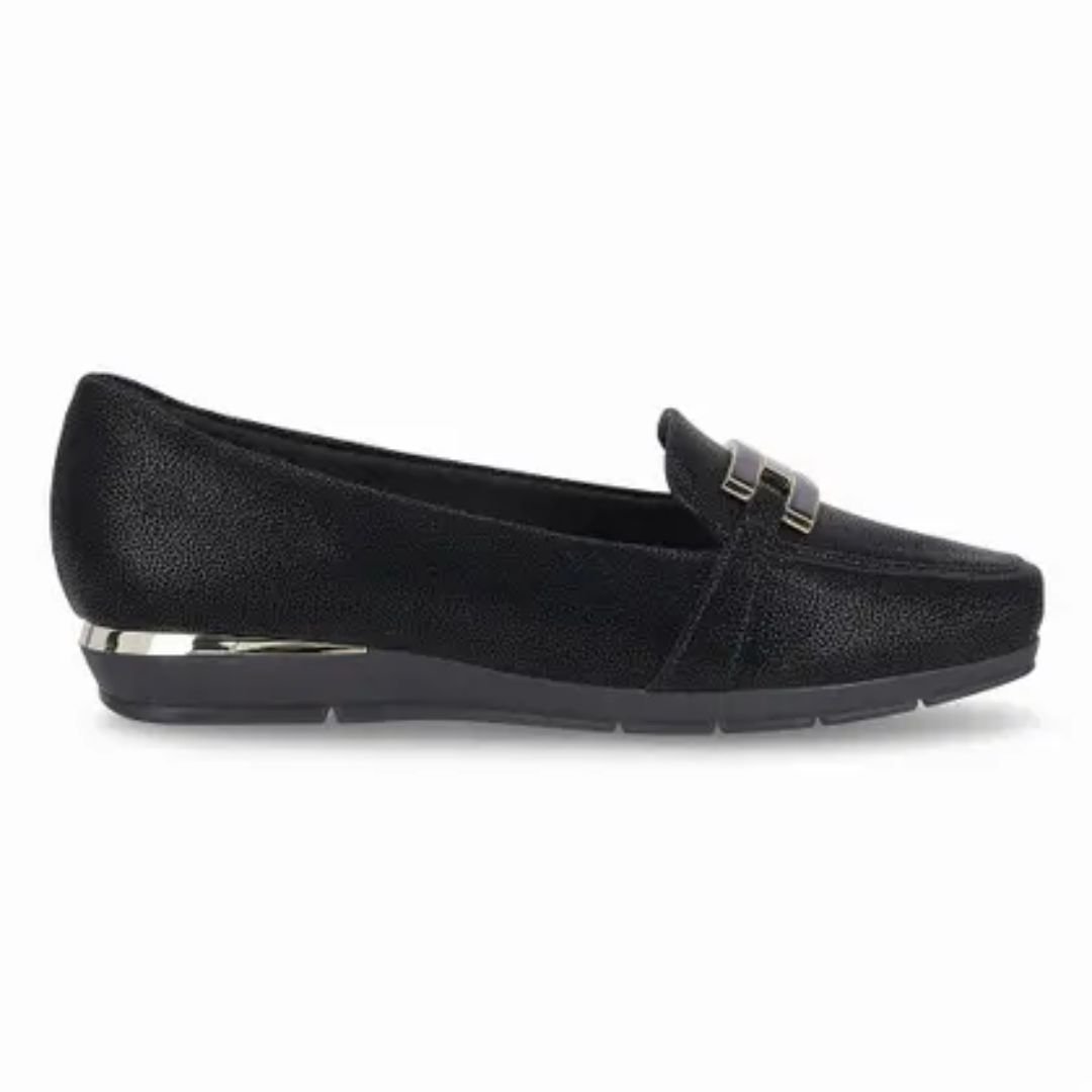 Sapato Piccadilly Preto Feminino Original 147329