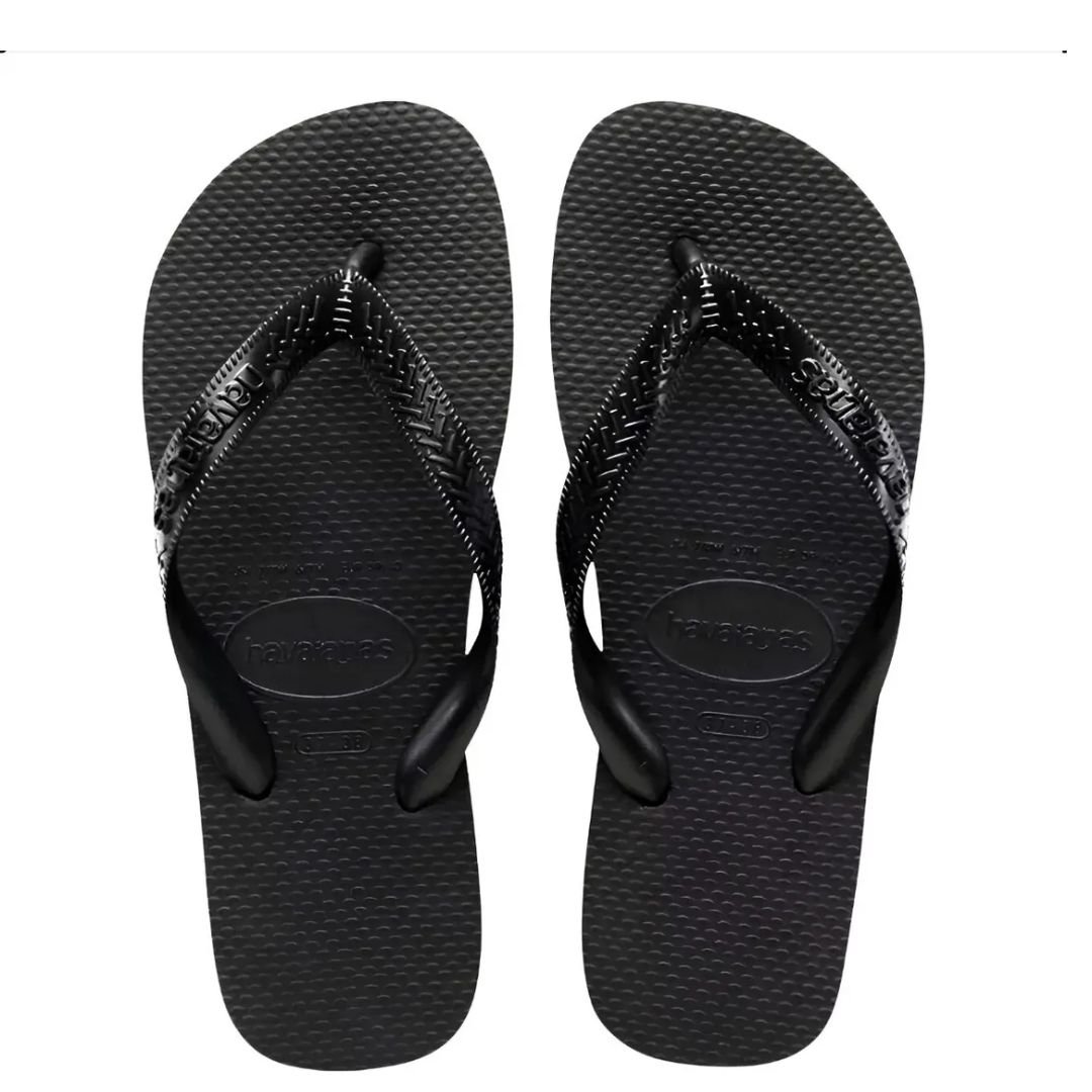 Chinelos Havaianas Preto Masculino Top Original Preto 3