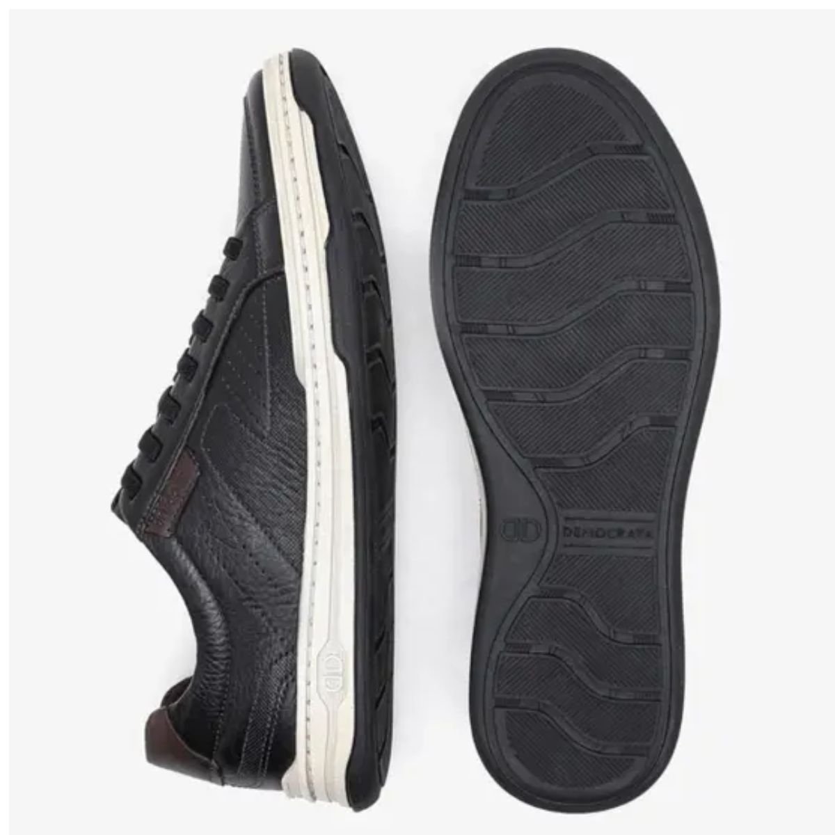 Sapatenis Democrata Preto Masculino Original 151401 Preto 3