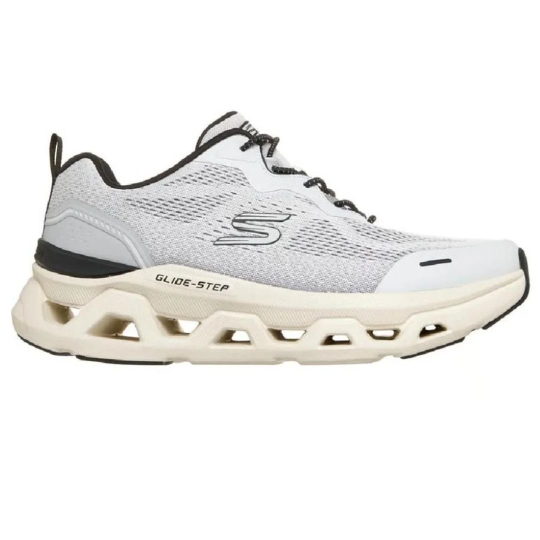 Tenis Skechers Branco Preto Masculino Original 233029