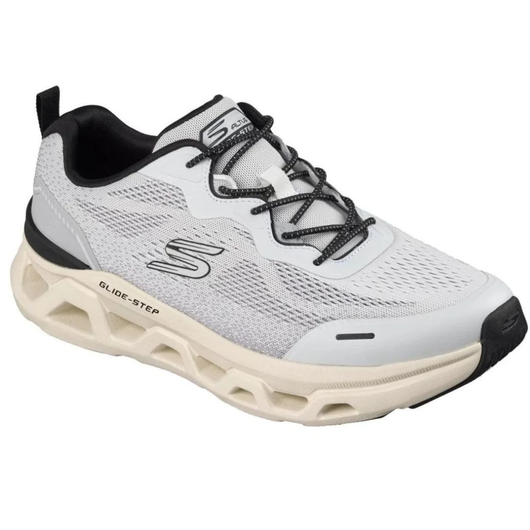 Tenis Skechers Branco Preto Masculino Original 233029 Branco/Preto 3