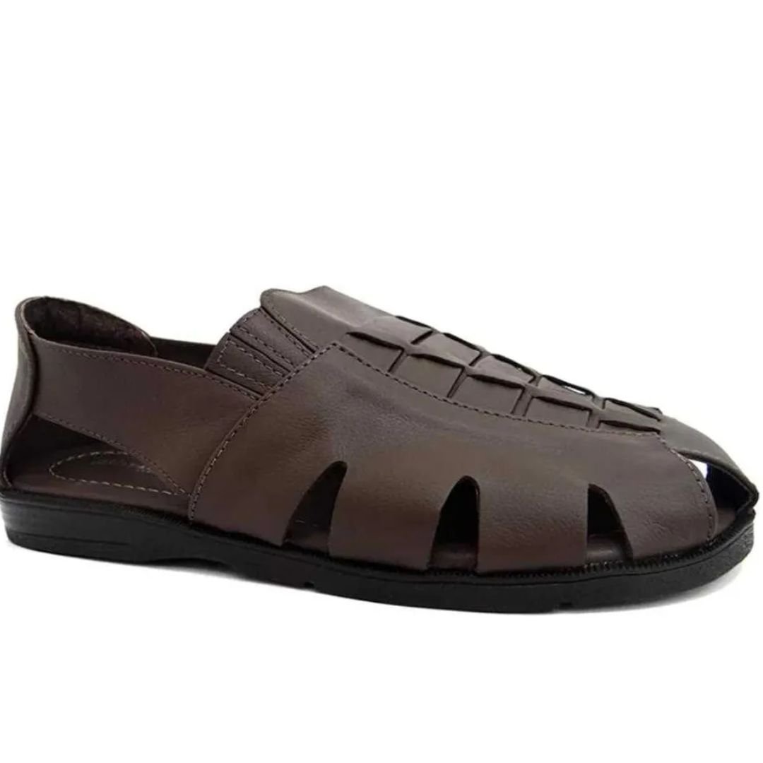 Sandalia Italianinho Café Masculino Original 10340703 Café 3