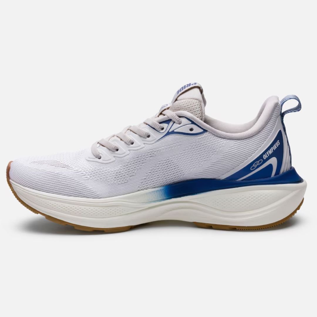 Tenis Olympikus Branco Azul Masculino Pride 4 Original Branco/Azul 2