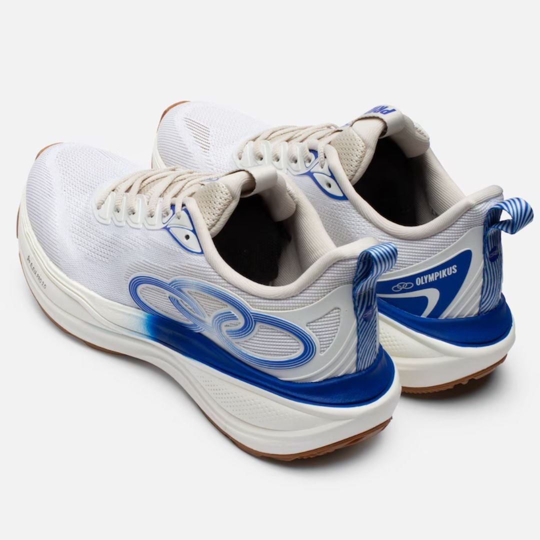 Tenis Olympikus Branco Azul Masculino Pride 4 Original Branco/Azul 5