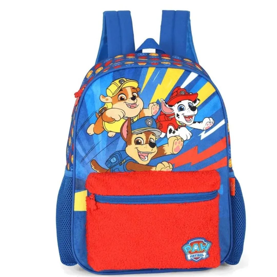 Mochila Escolar De Costas Infantil Menino Azul IS43361 PATRULHA CANINA Original