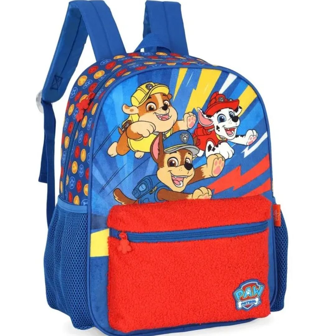 Mochila Escolar De Costas Infantil Menino Azul IS43361 PATRULHA CANINA Original Azul 2