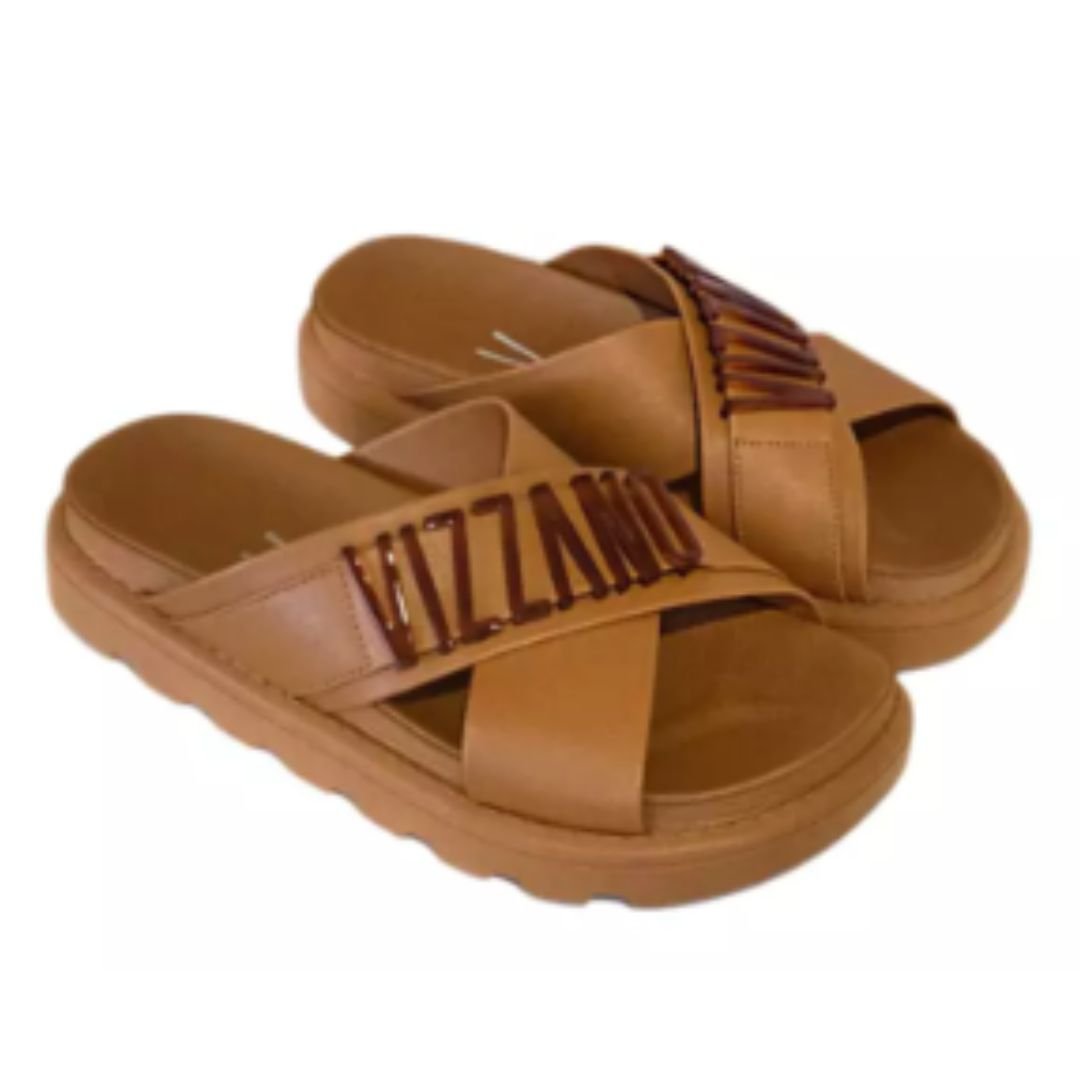Chinelo Vizzano Camel Feminino Original 6510.122 Camel 6