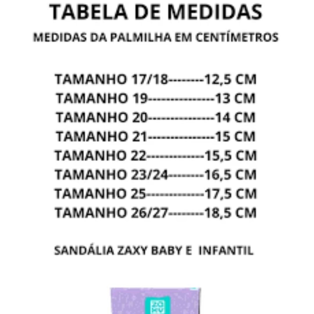 Sandalia Zaxy Rosa Infantil Menina 19440 NINA DUO Original Rosa 5