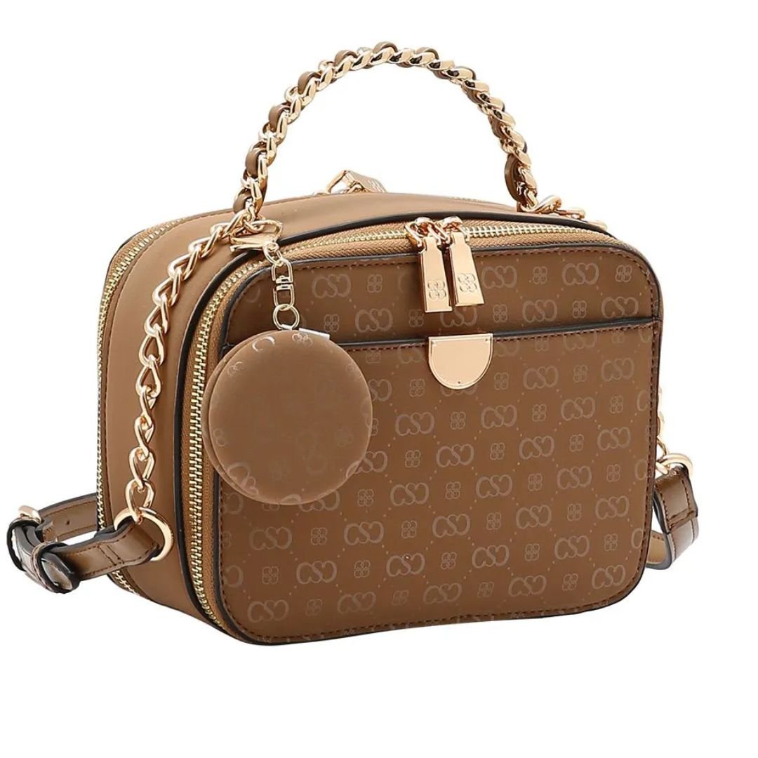 Bolsa Chenson Marrom Feminino Original 5435