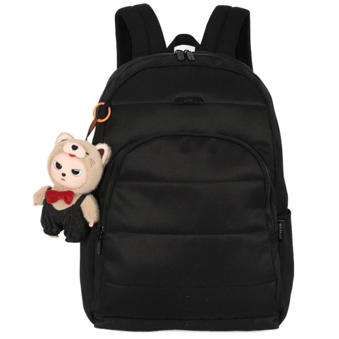 Mochila Escolar Luxcel Preto Menina Juvenil MS50411 UP4YOU Original