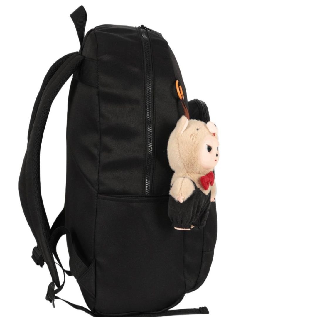 Mochila Escolar Luxcel Preto Menina Juvenil MS50411 UP4YOU Original Preto 2