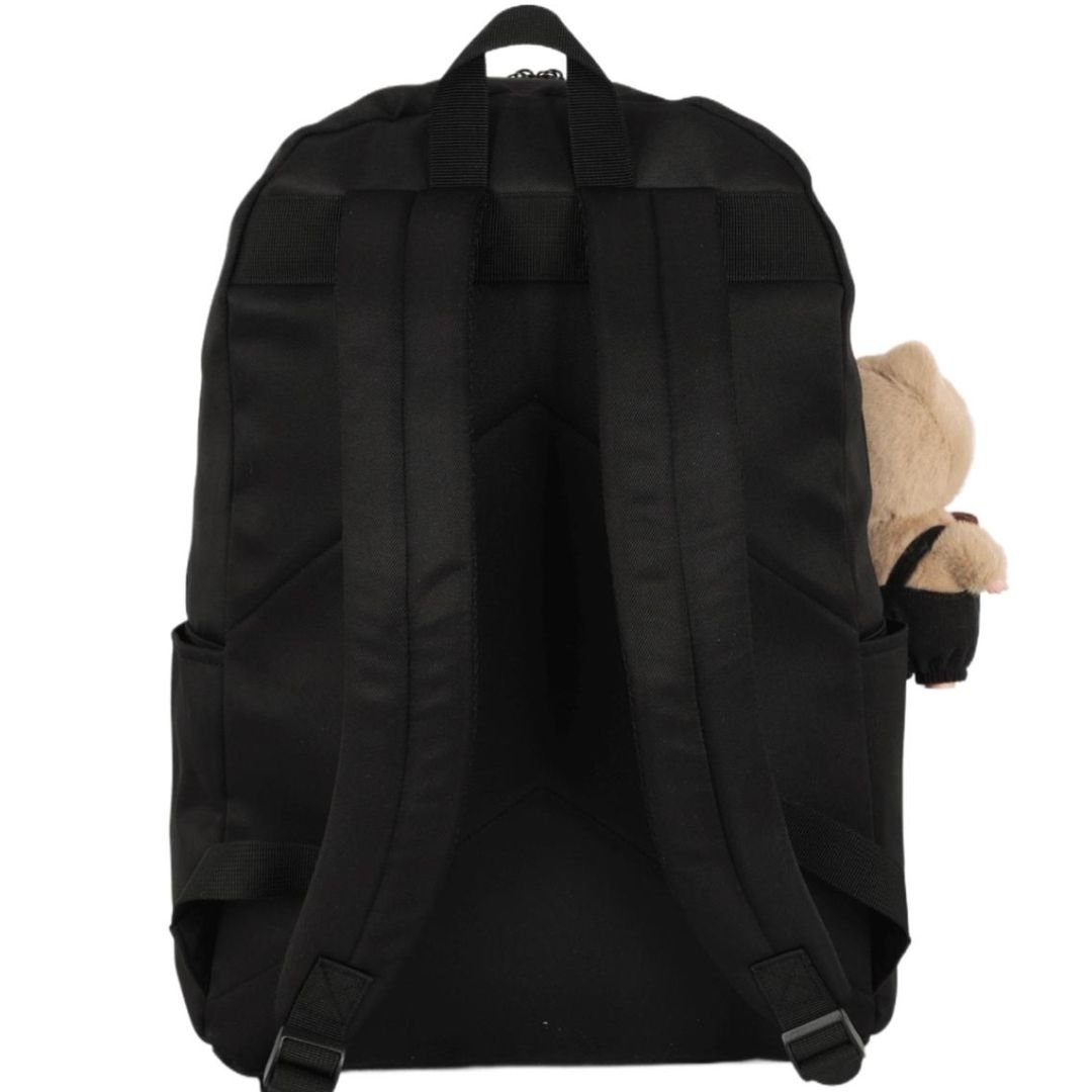 Mochila Escolar Luxcel Preto Menina Juvenil MS50411 UP4YOU Original Preto 4