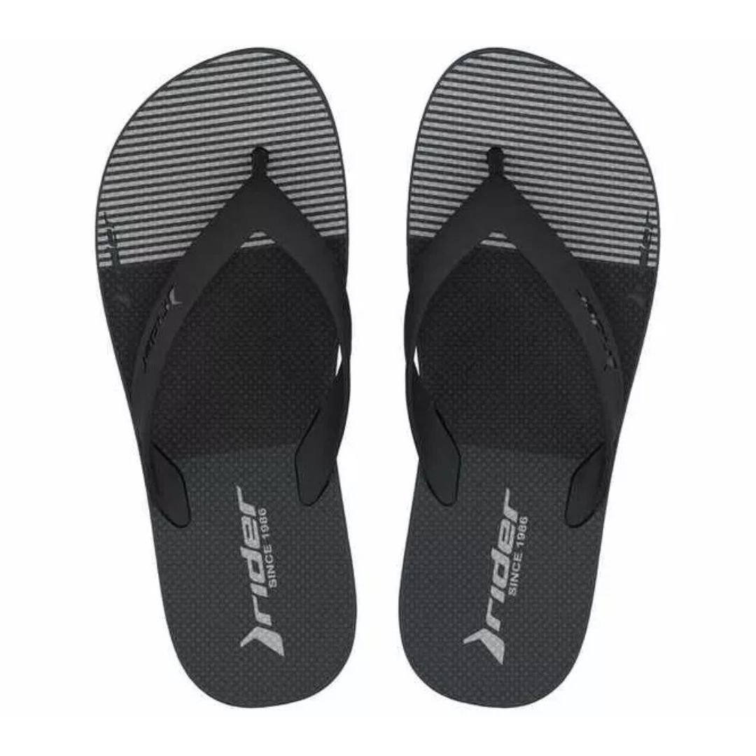 Chinelo Rider Preto Grafite Infantil Menino Core Graphics Original 12680 Preto/Grafite 3