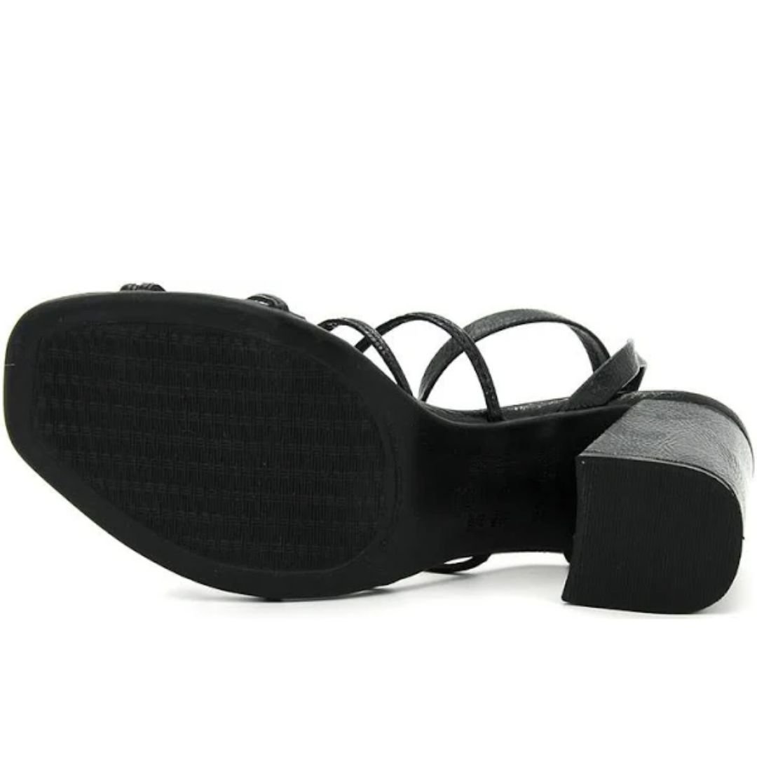 Sandalia Ramarim Preto Feminino Original 25-41204 Preto 3