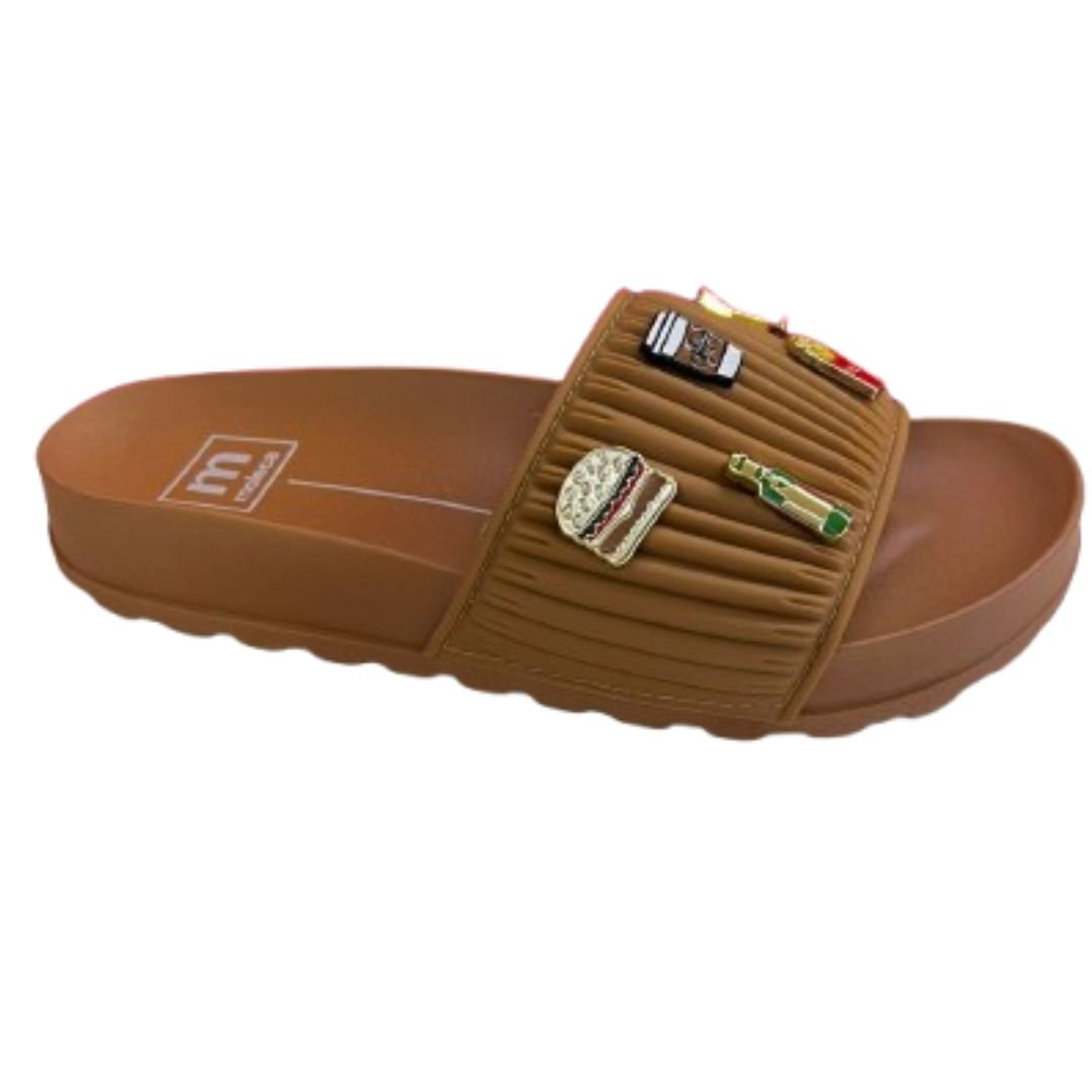 Chinelo Moleca Camel Feminino Original 5436.442