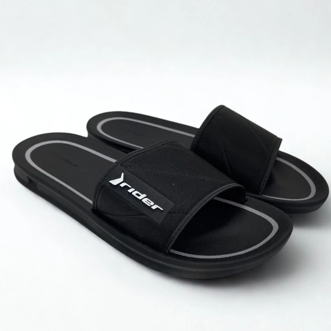 Chinelo Rider Preto Masculino Street Slide Original 11578 Preto 2
