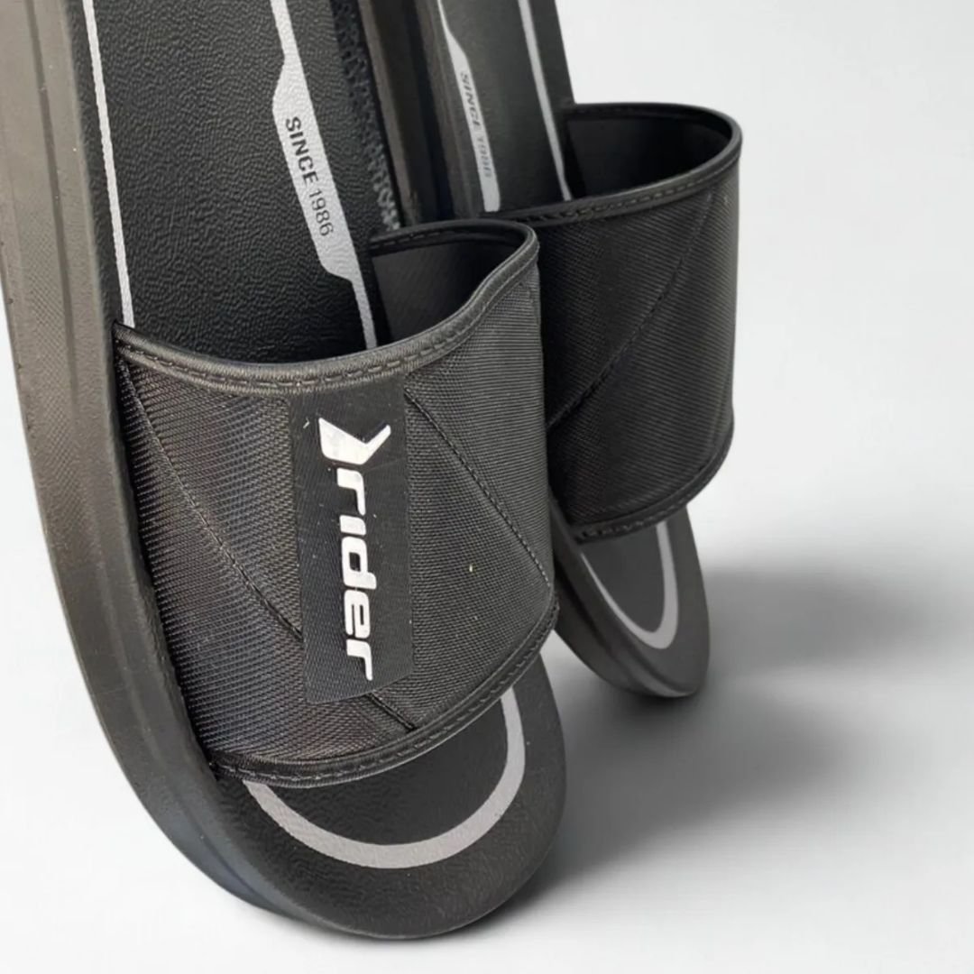 Chinelo Rider Preto Masculino Street Slide Original 11578 Preto 3