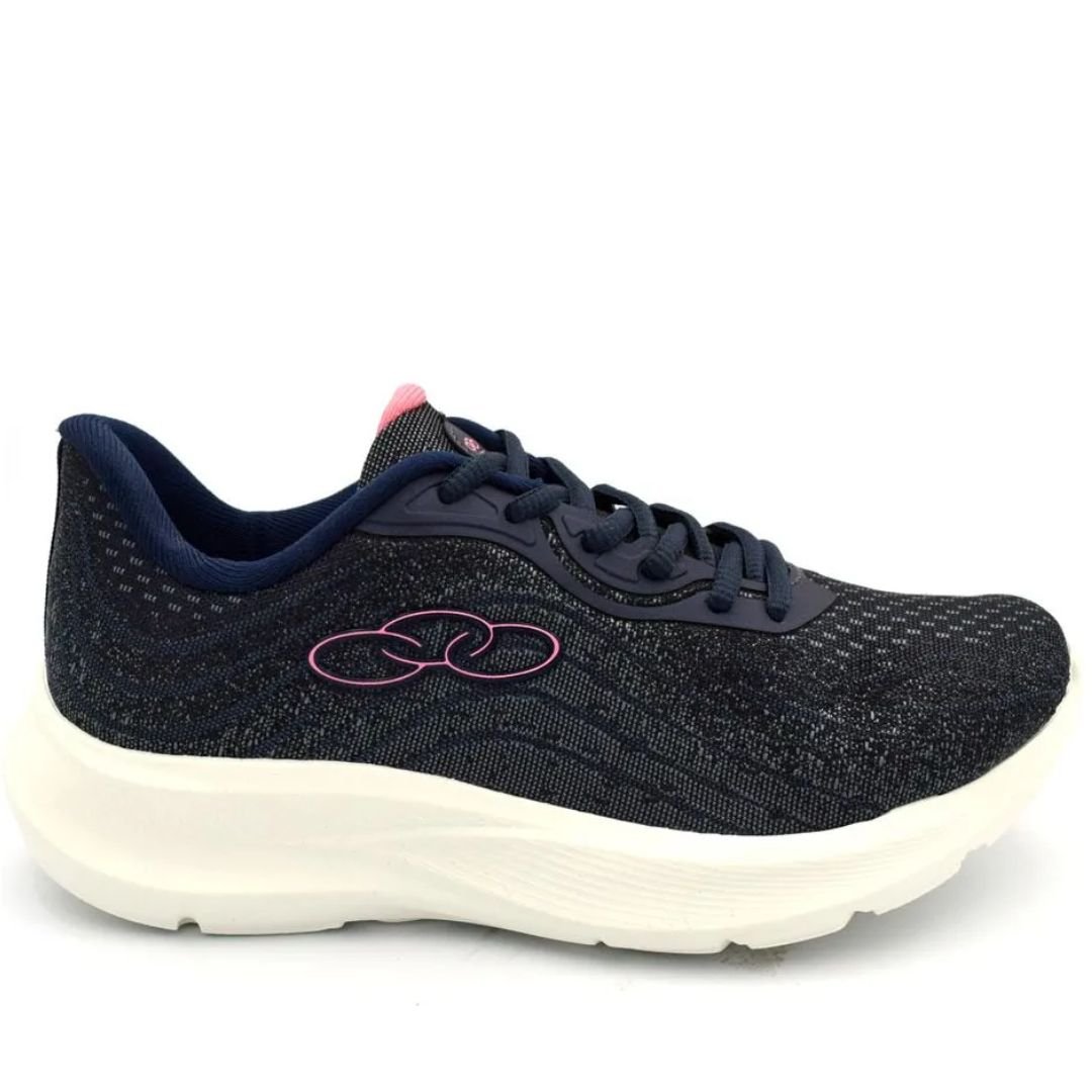 Tenis Olympikus Marinho Rosa Feminino Venus 3 Original