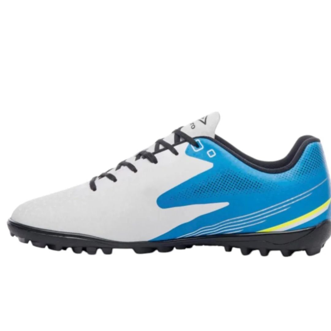 Chuteira Society Branco Preto Azul Masculino Techno II Original