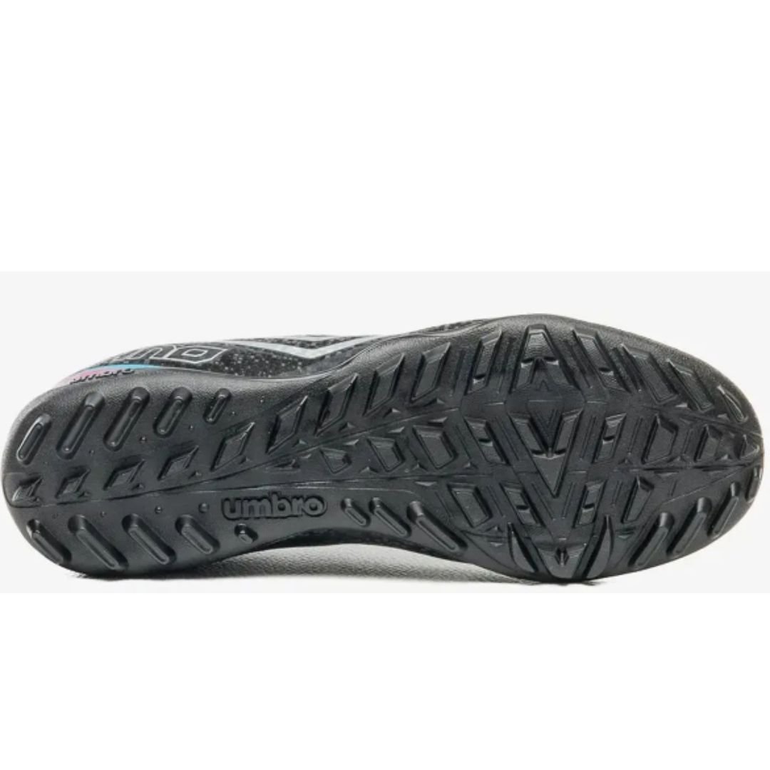 Chuteira Society Umbro Preto Cinza Azul Masculino Techno II Original Preto/Cinza/Azul 5