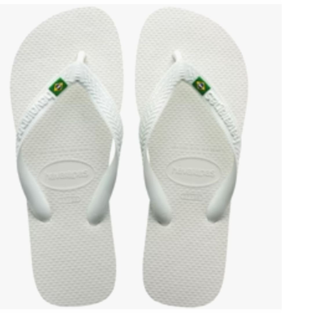 Chinelo Havaianas Branco Feminino Brasil Fc Original