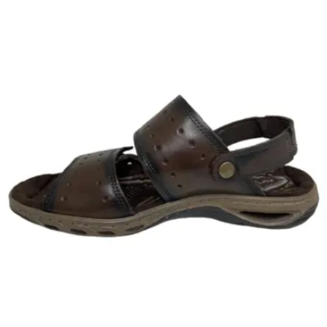 Sandalia Pegada Couro Cravo Masculina Original 131668 Cravo 3