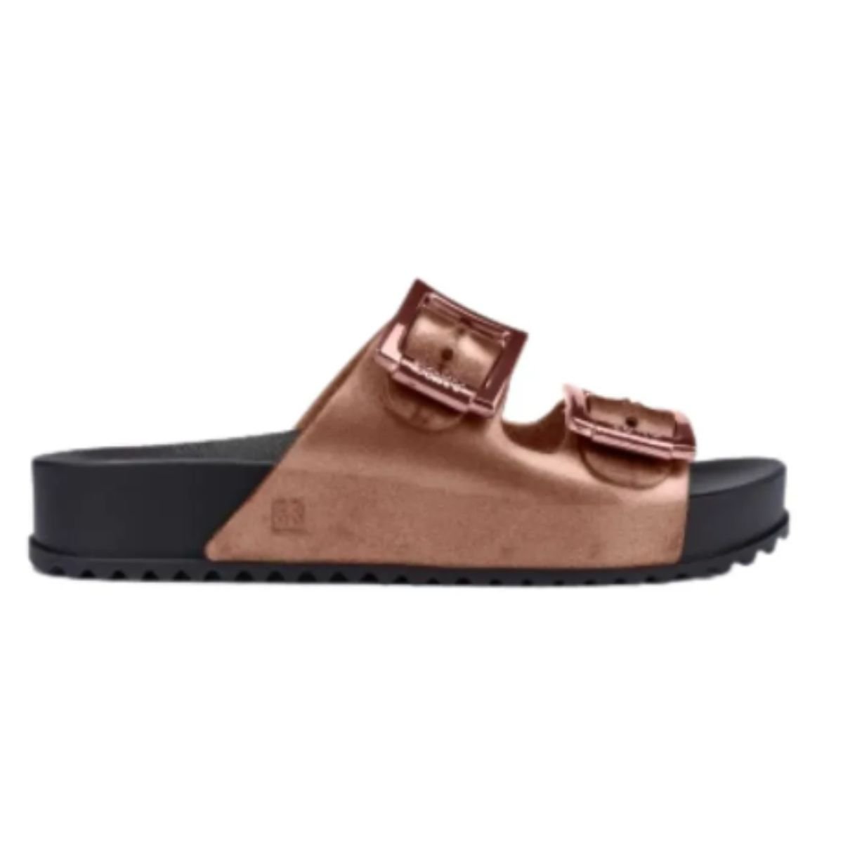 Chinelo Zaxy Cobre/Preto Feminino 18063 Partner III